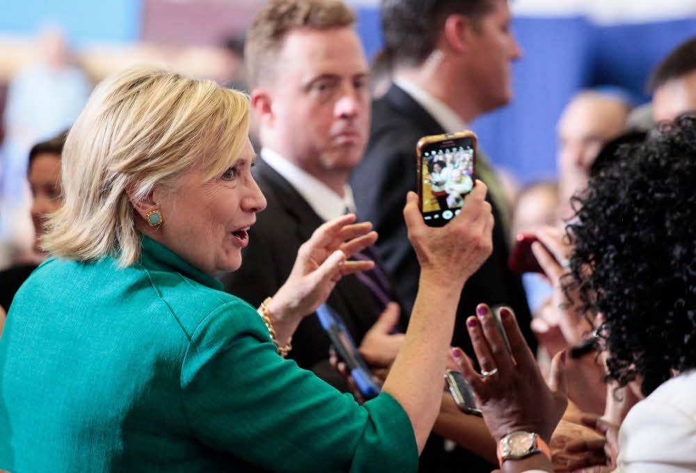 Hillary Clinton bediente sich im Wahlkampf sogenannter „Social Bots“.