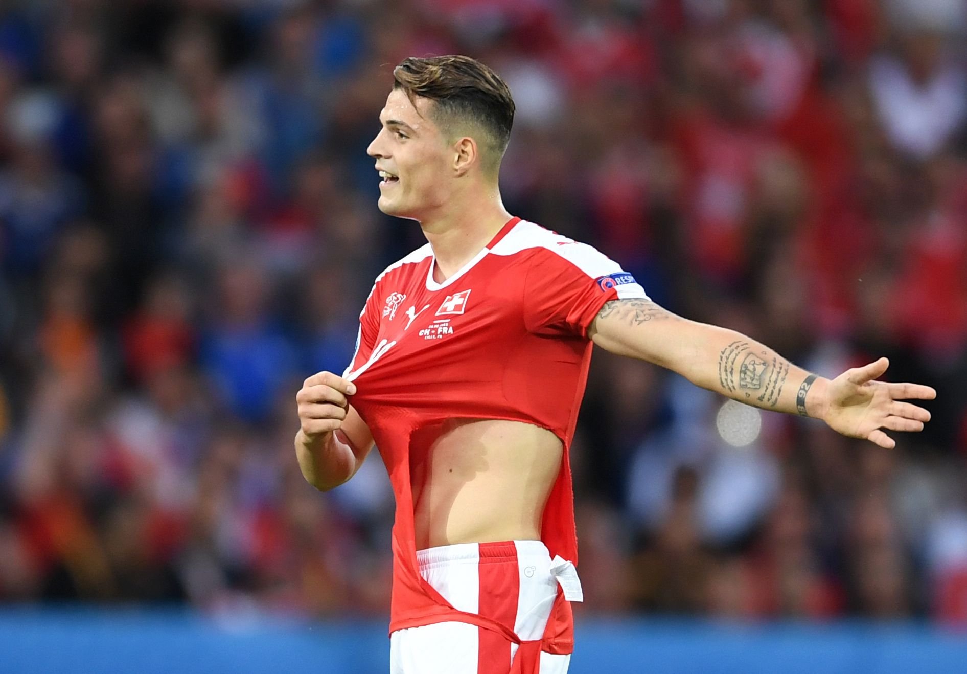 Granit Xhaka nahm es mit Humor.