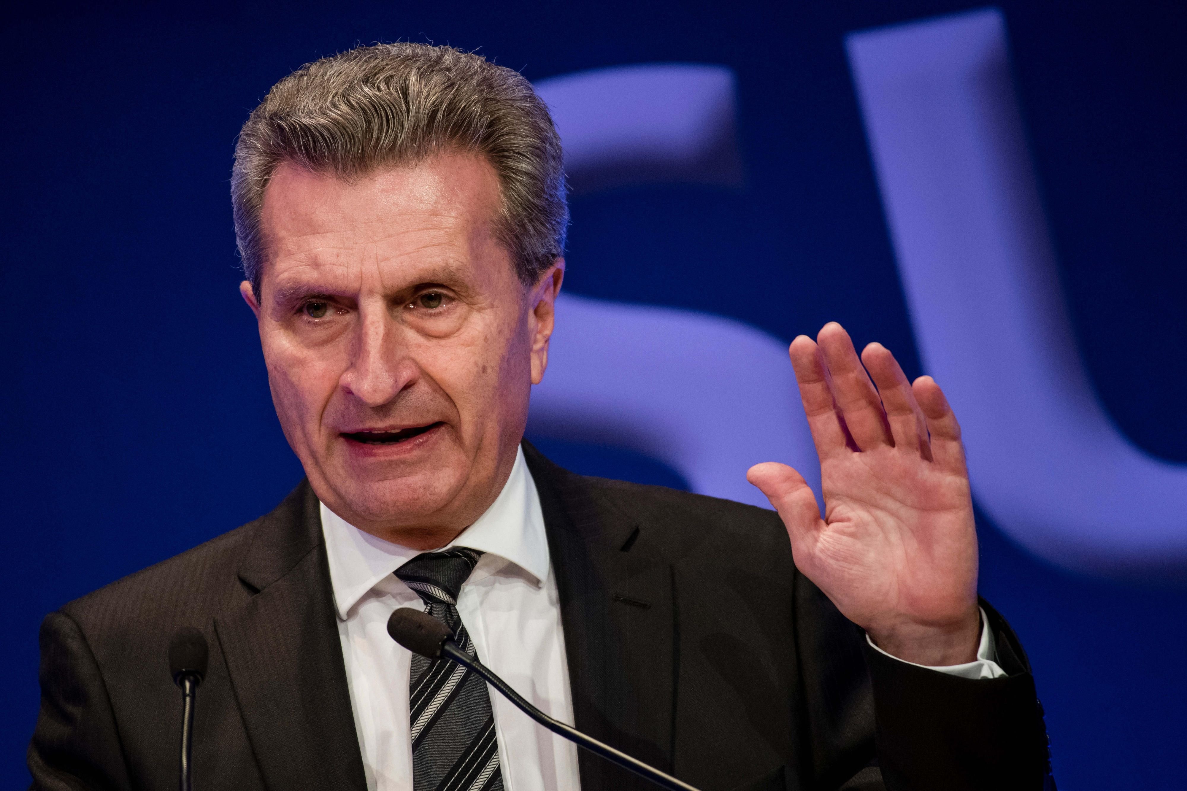 EU-Kommissar Günther Oettinger