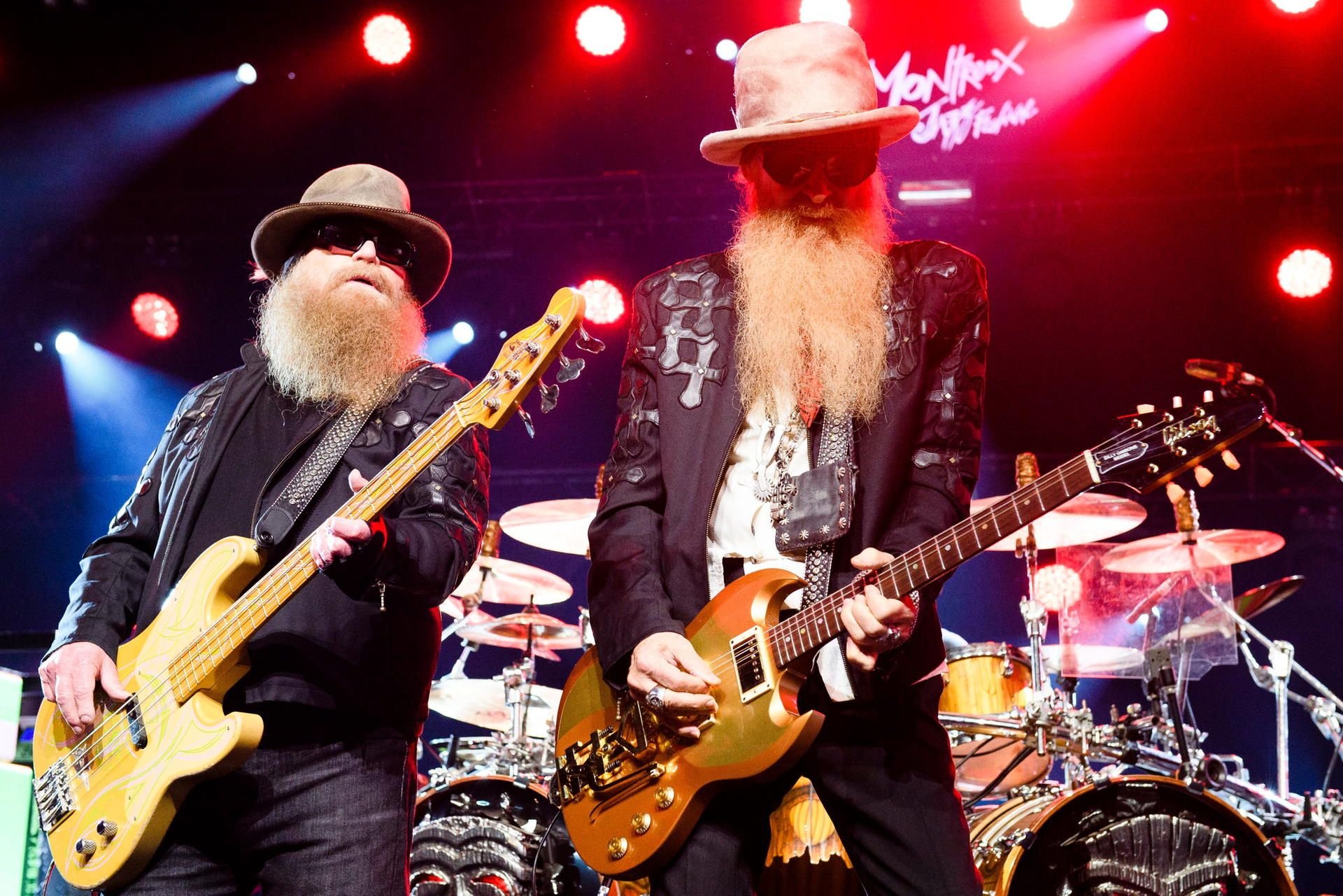 Die Rauschebärte von ZZ Top: Dusty Hill (l.) und Billy Gibbons geben am im Juni 2019 auch in Halle Vollgas.