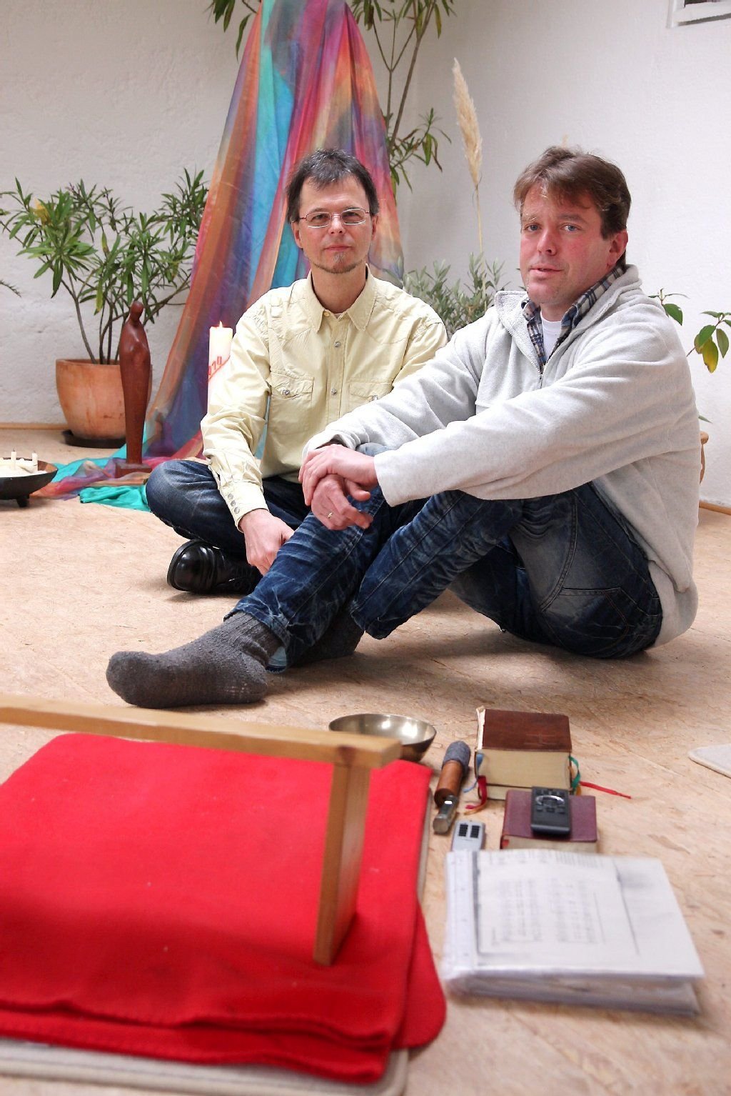Norbert Reicherts (r.) und sein Partner Christoph Schmidt 2011 in Köln