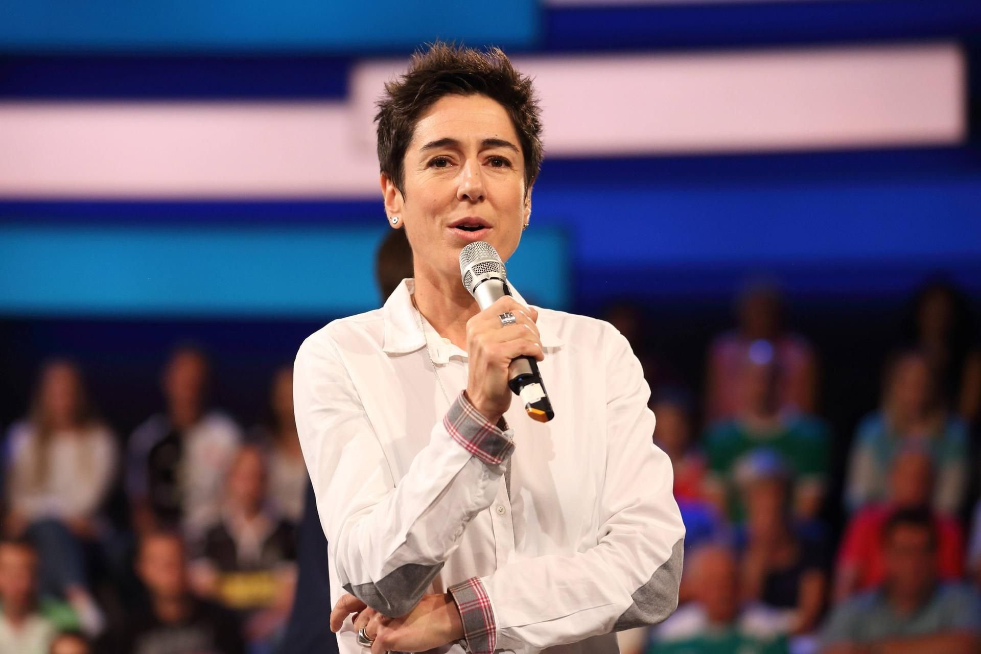 Dunja Hayali wird am Samstag erstmals das Aktuelle Sportstudio moderieren.