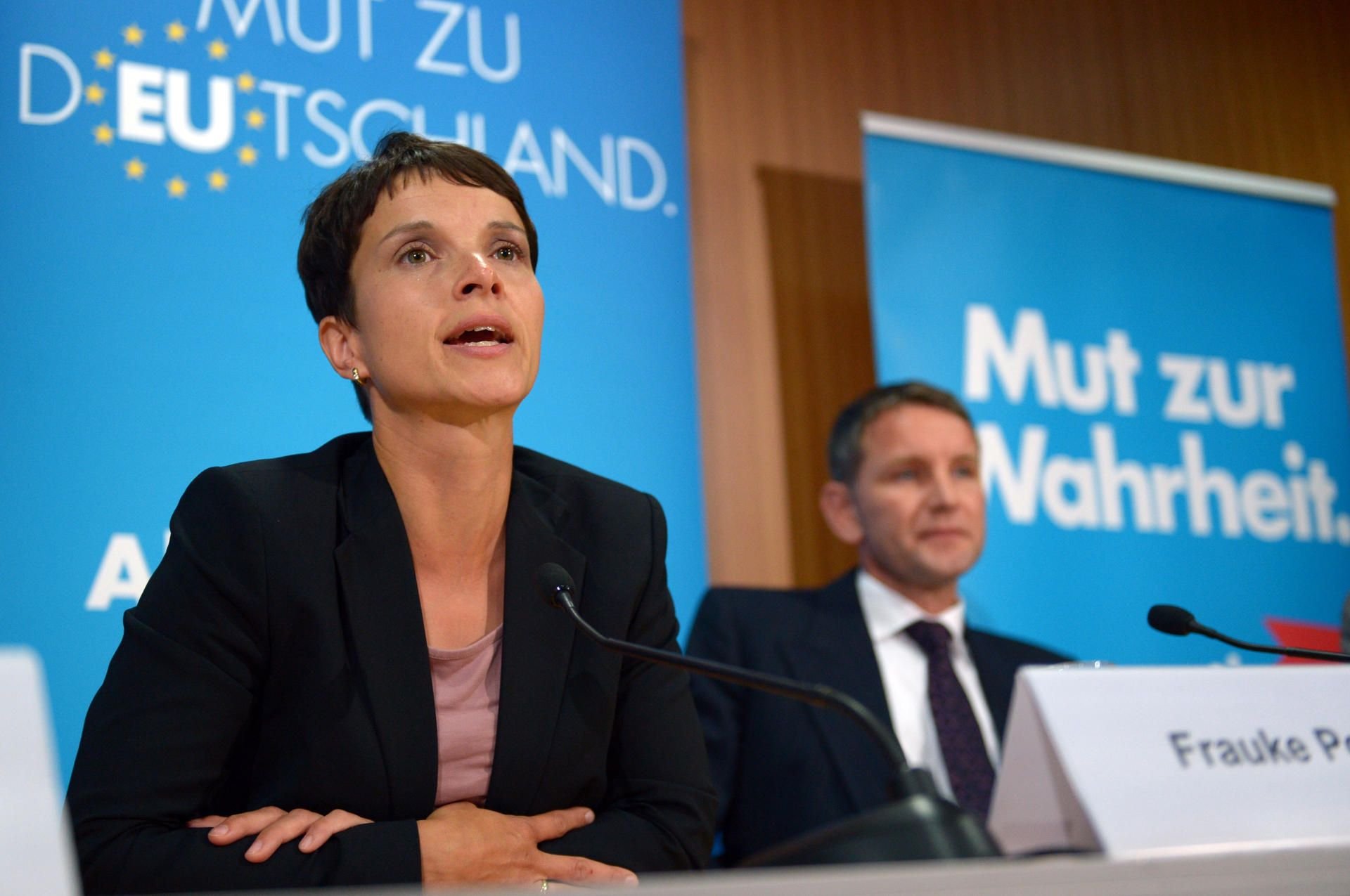 Umstritten - auch innerhalb der AfD: Frauke Petry und Björn Höcke