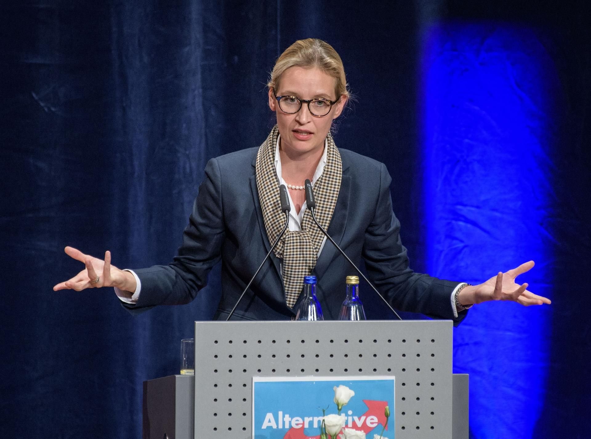 Die AfD-Spitzenkandidatin Alice Weidel.