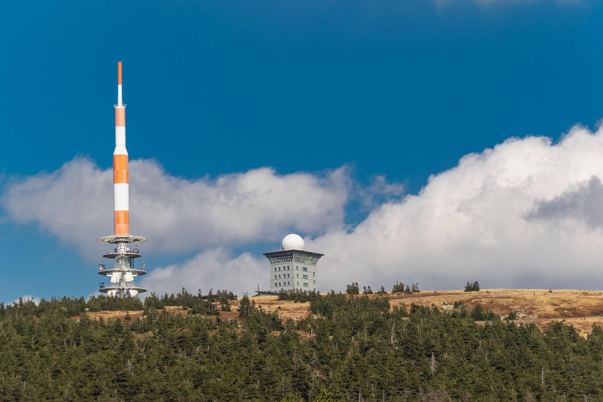 Die Kuppe des Brockens im Harz