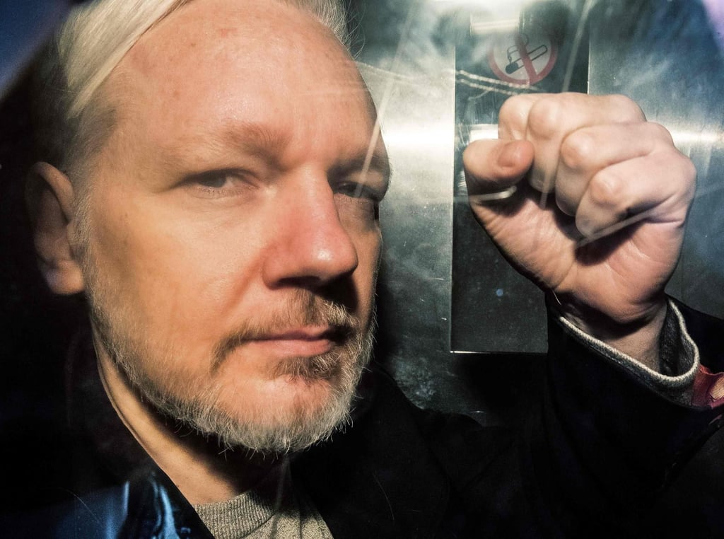 Julian Assange im Mai 2019