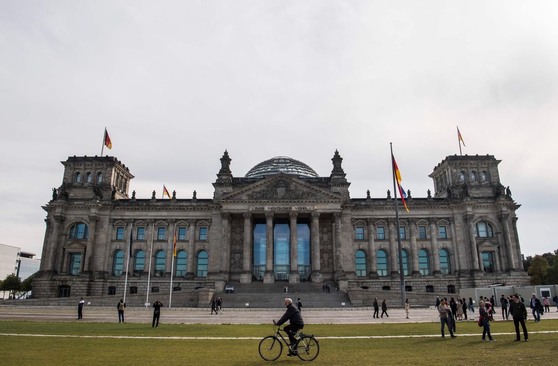 Das Reichtstagsgebäude in Berlin