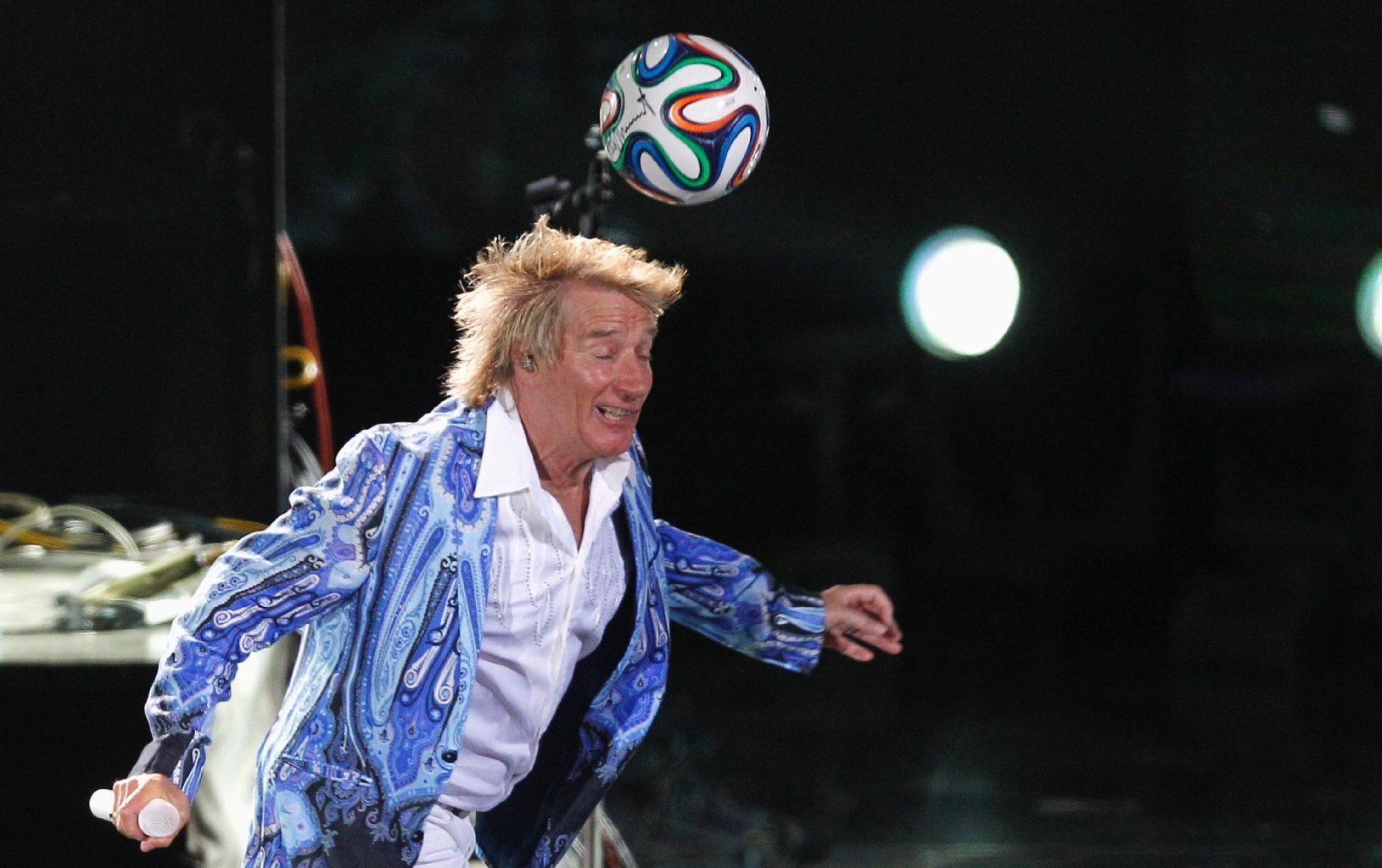 Rod Stewart bei einem Konzert am 27. Februar in Chile.