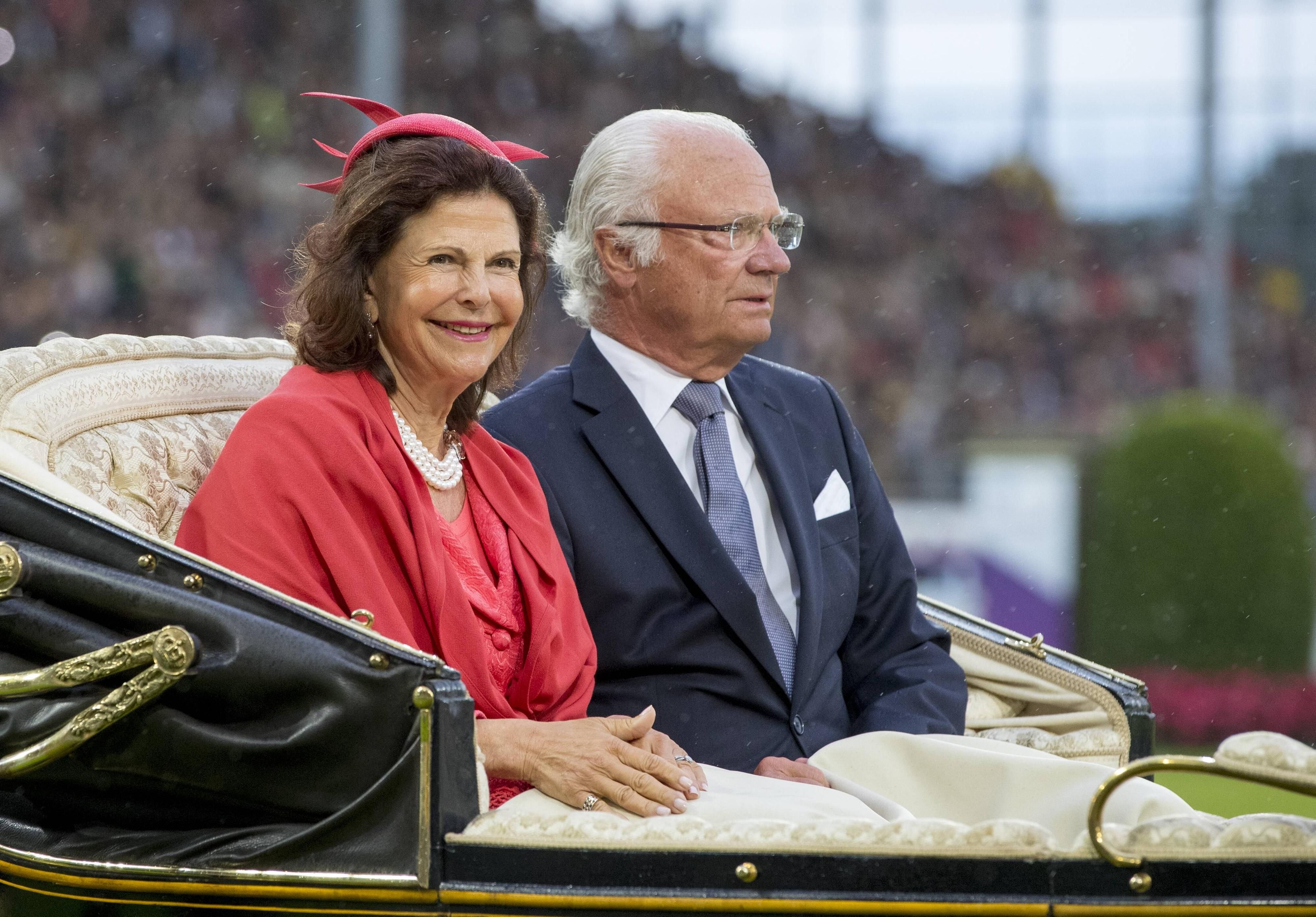 Das schwedische Königspaar Carl XVI. Gustaf und Gattin Silvia.