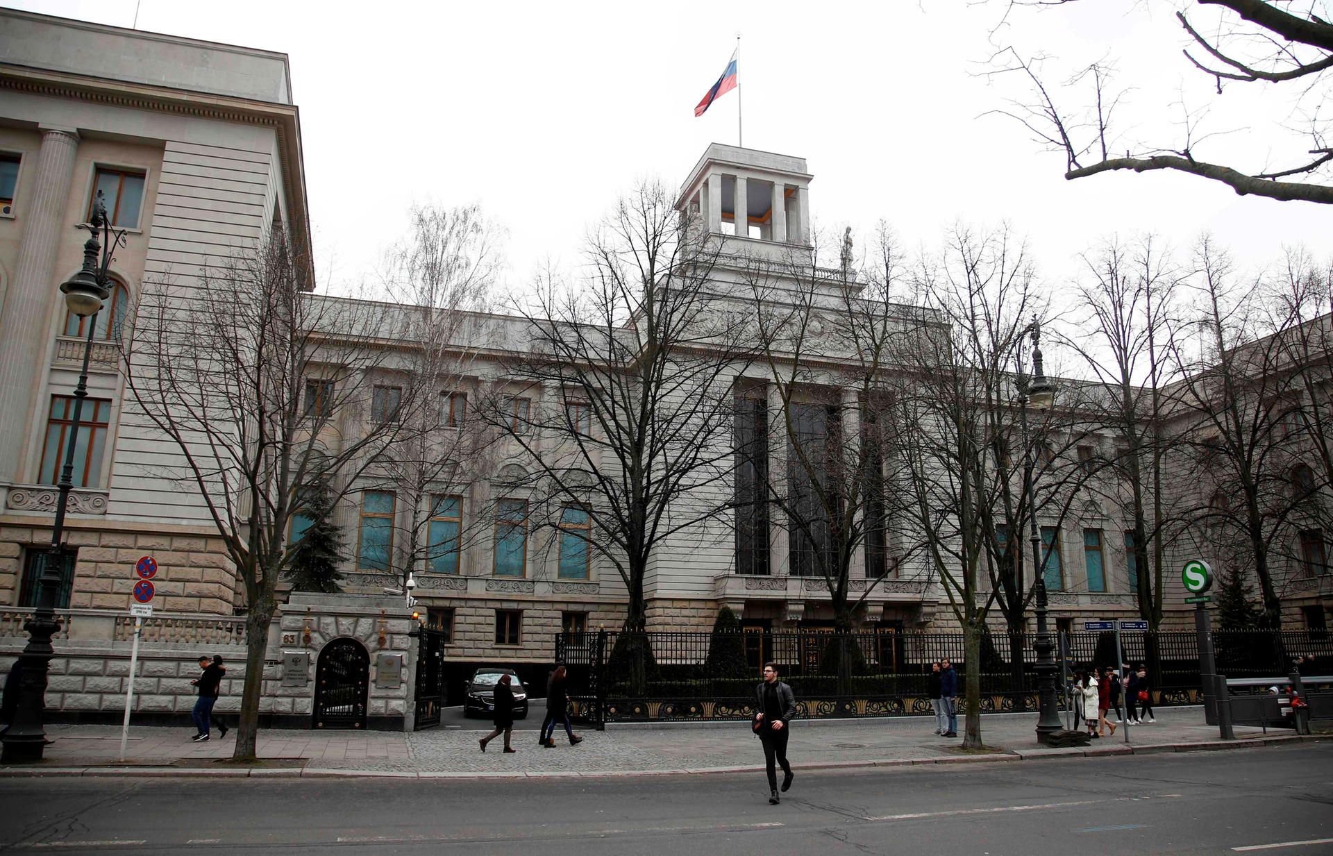 Die russische Botschaft in Berlin