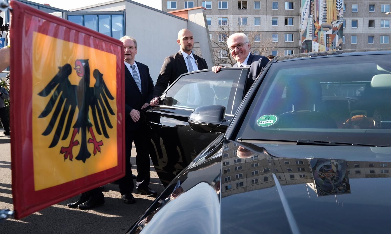 Steinmeier beendet seinen Besuch in Halle
