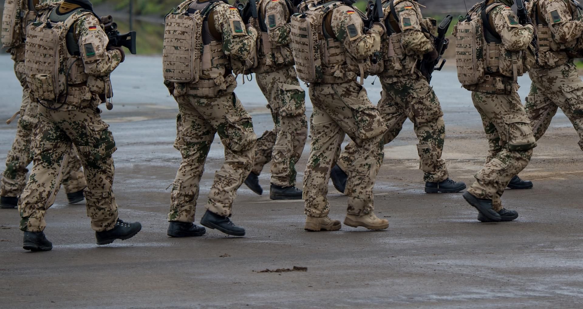 Soldaten der Bundeswehr in Aktion. (Symbolbild)
