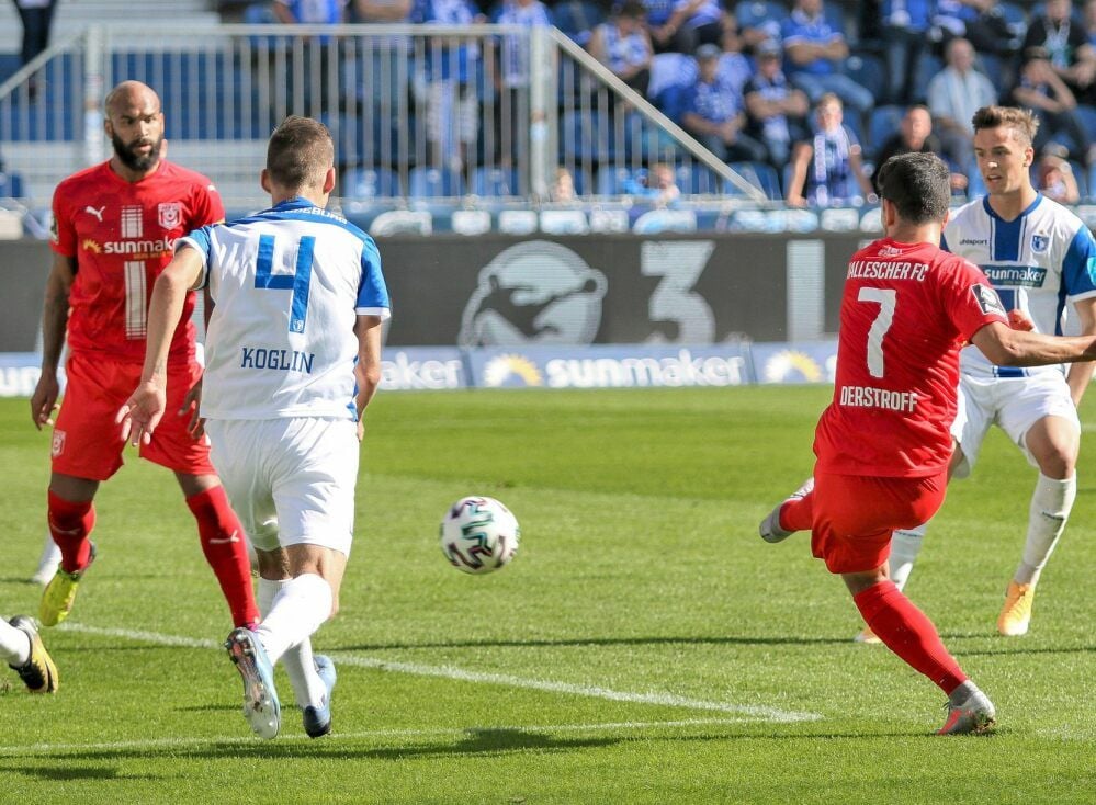 Das erste HFC-Heimspiel gegen Ingolstadt können nur 3200 statt der erhofften 4500 Fans verfolgen.