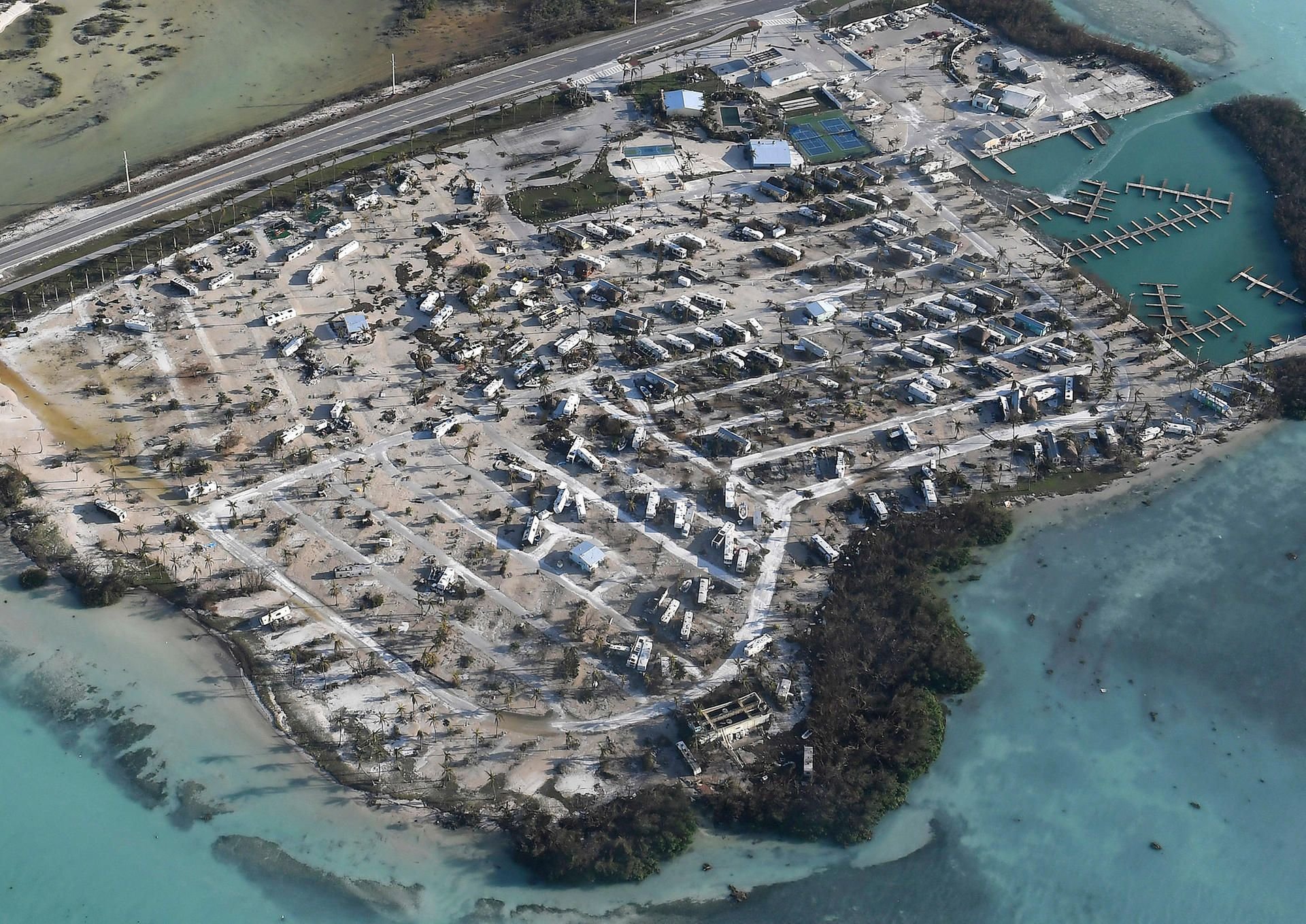 Luftaufnahme der Florida Keys