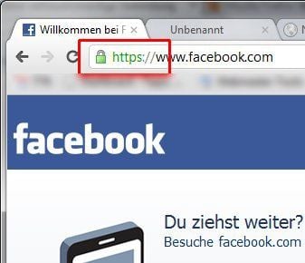 In fremden WLANs sollte man sogar SSL-gesicherten Websites (https://...) ein gesundes Misstrauen entgegenbringen.