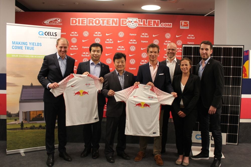 Hanwha Q Cells wird internationaler Partner von RB Leipzig