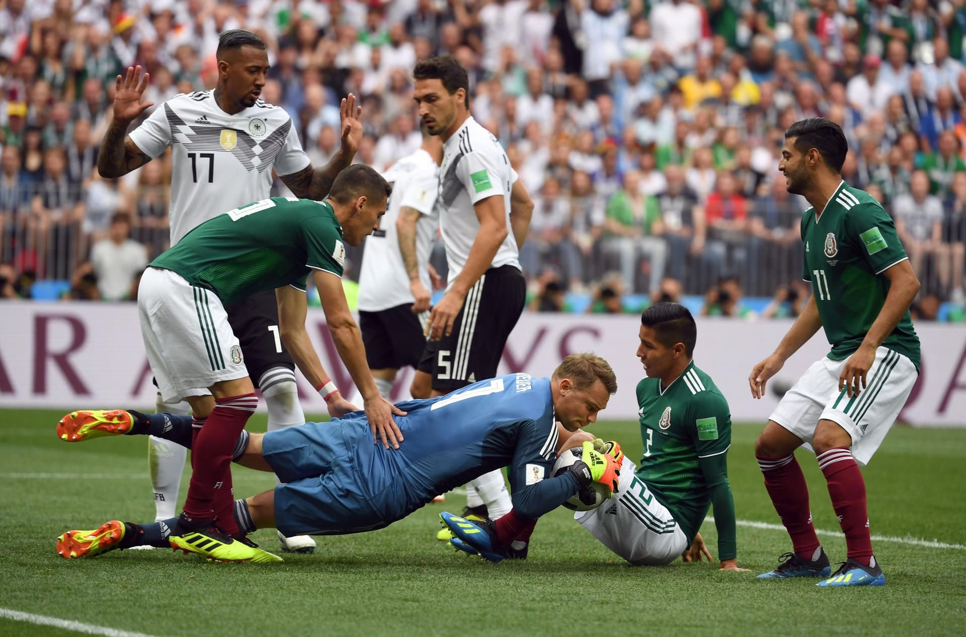 Früh gefordert: Torwart Manuel Neuer