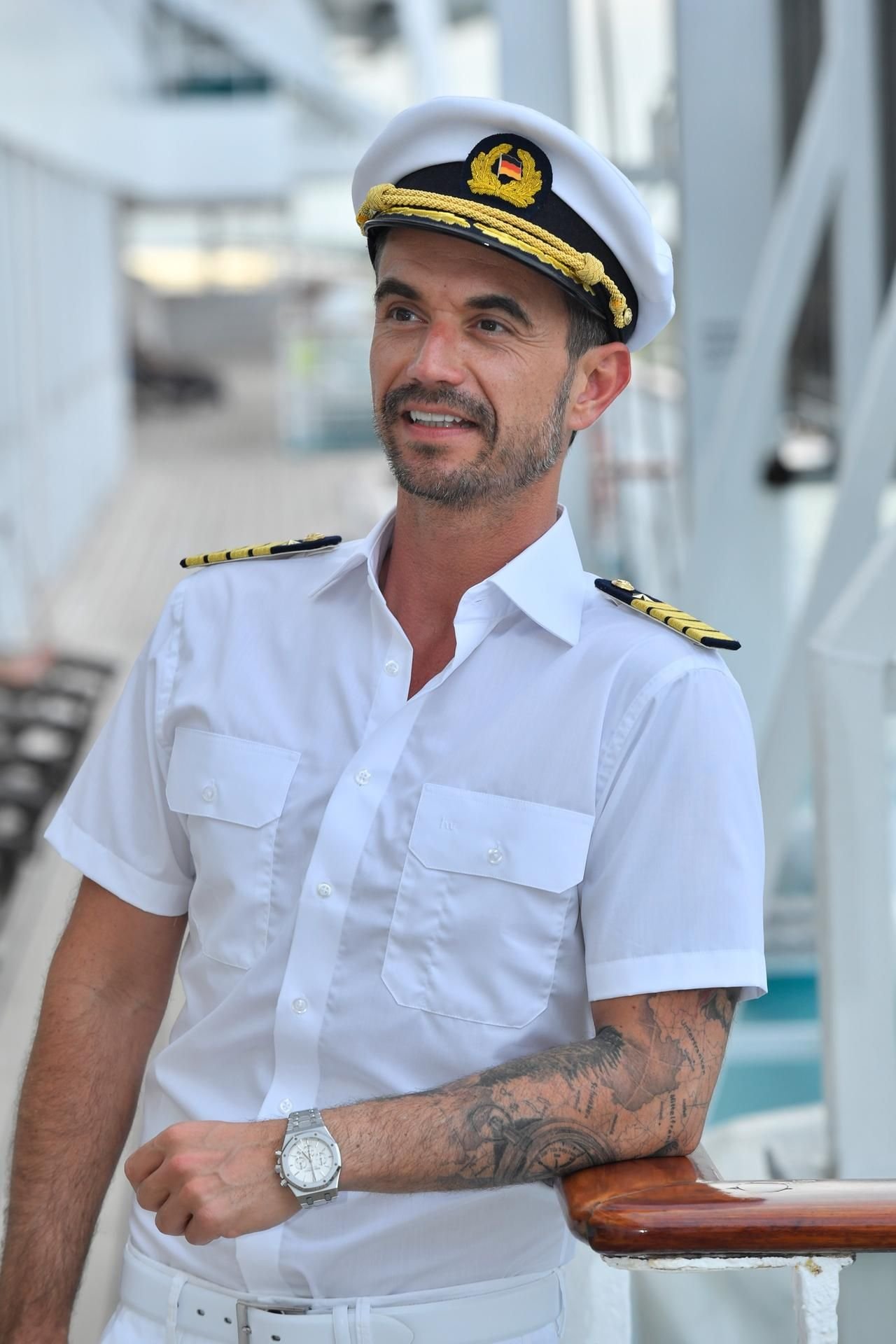 Florian Silbereisen in seiner Rolle als Kapitän Max Parger.