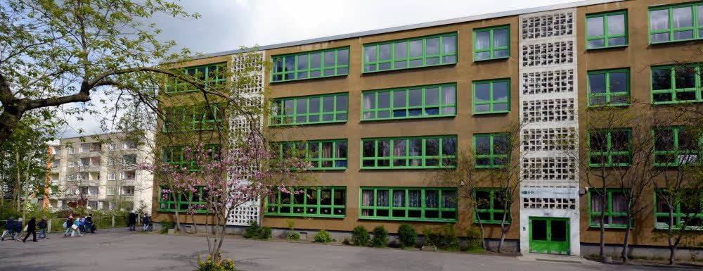 Bisher war die Sprachheilschule in dem Gebäude untergebracht; ab 2018 soll hier die 2. IGS einziehen.