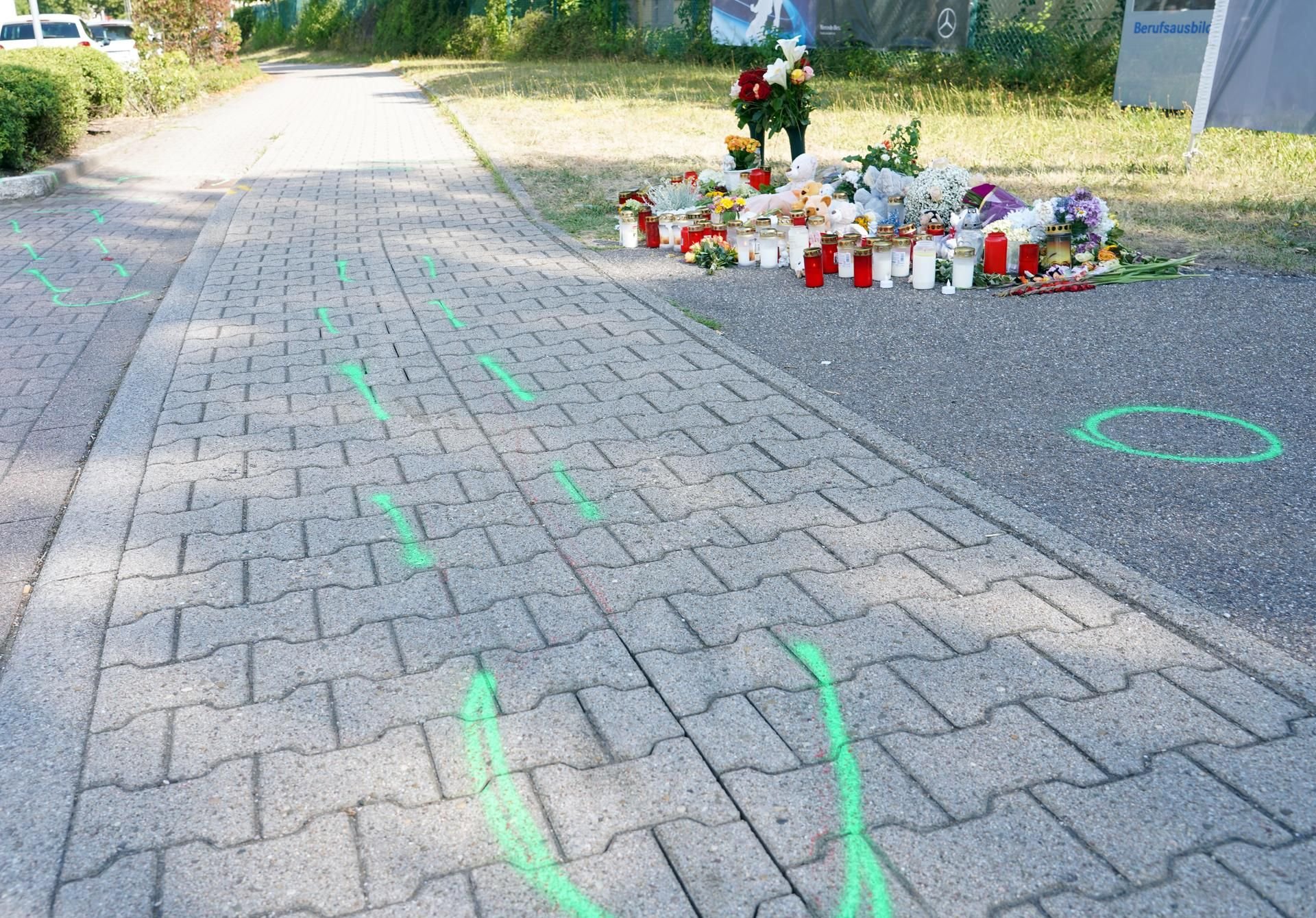 Der Unfallort in Gaggenau.