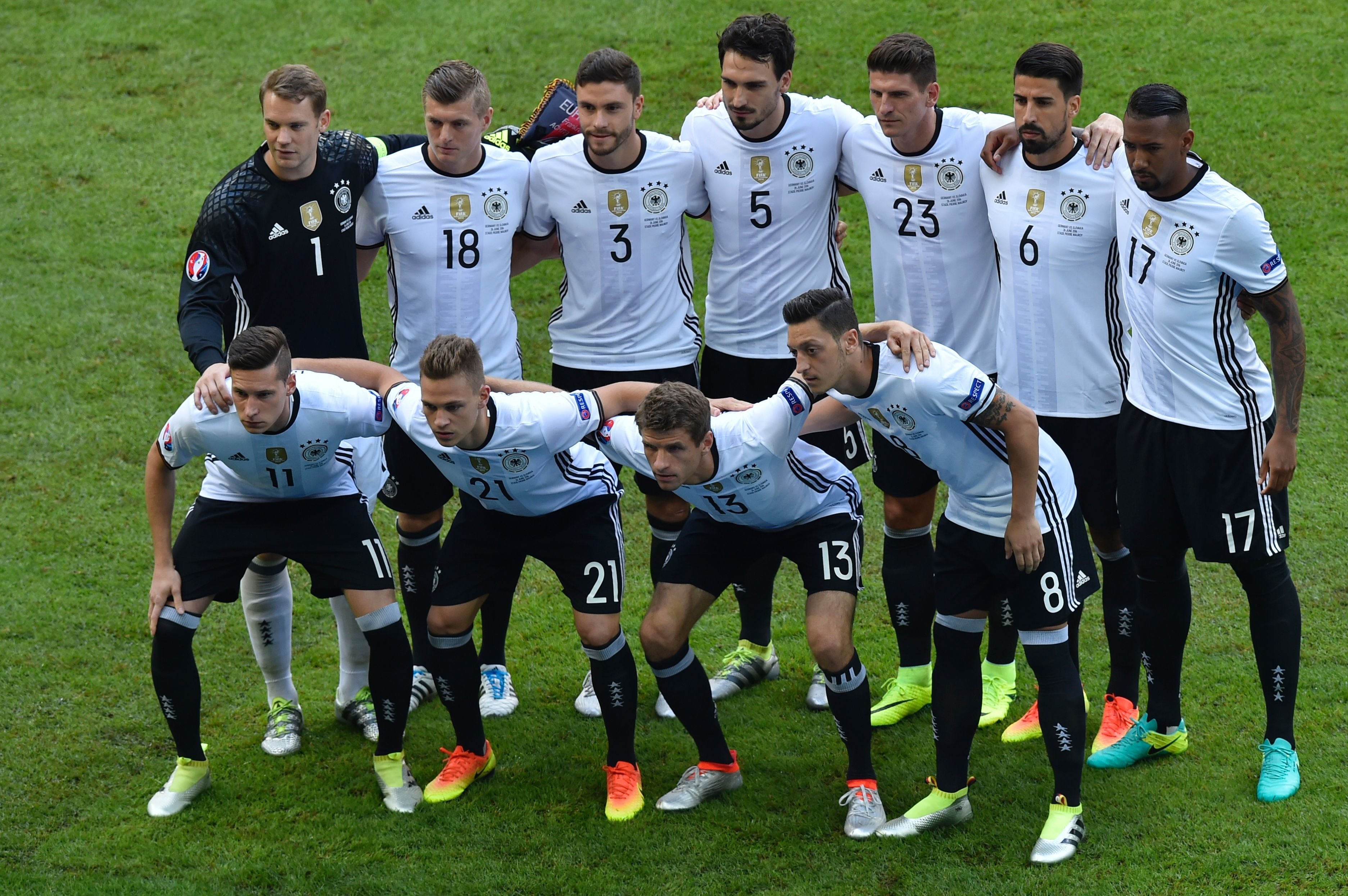 So sah die erste Elf des DFB-Teams gegen die Slowakei aus.