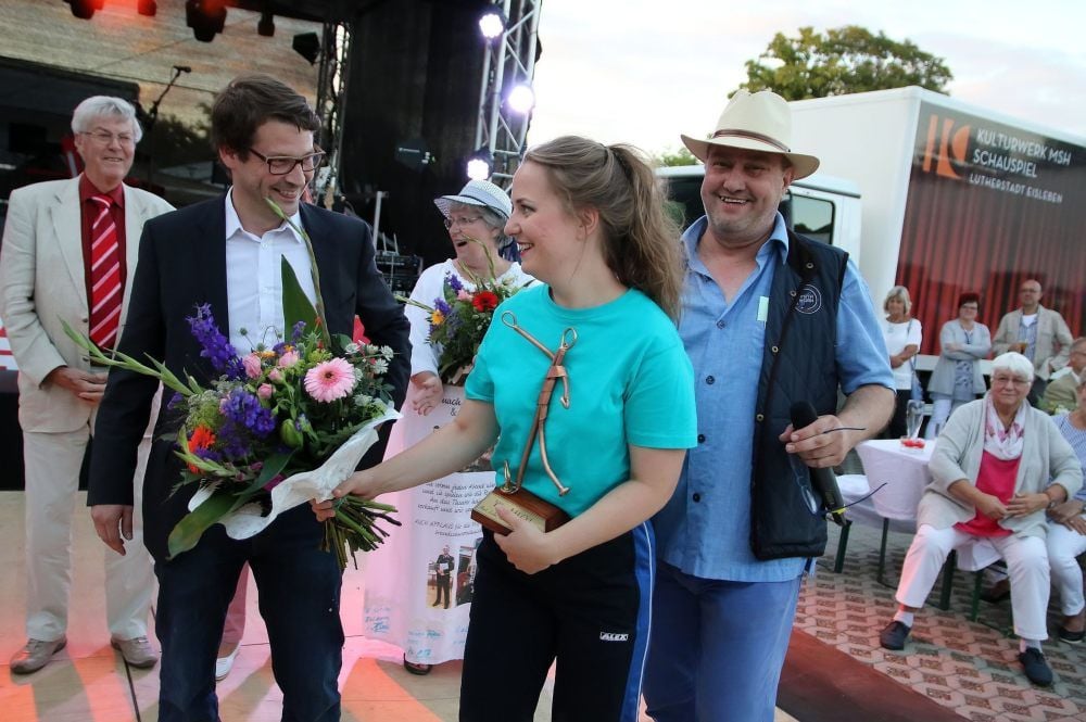 Almut Liedke gewann 2018 den Mansfeld-Oskar.