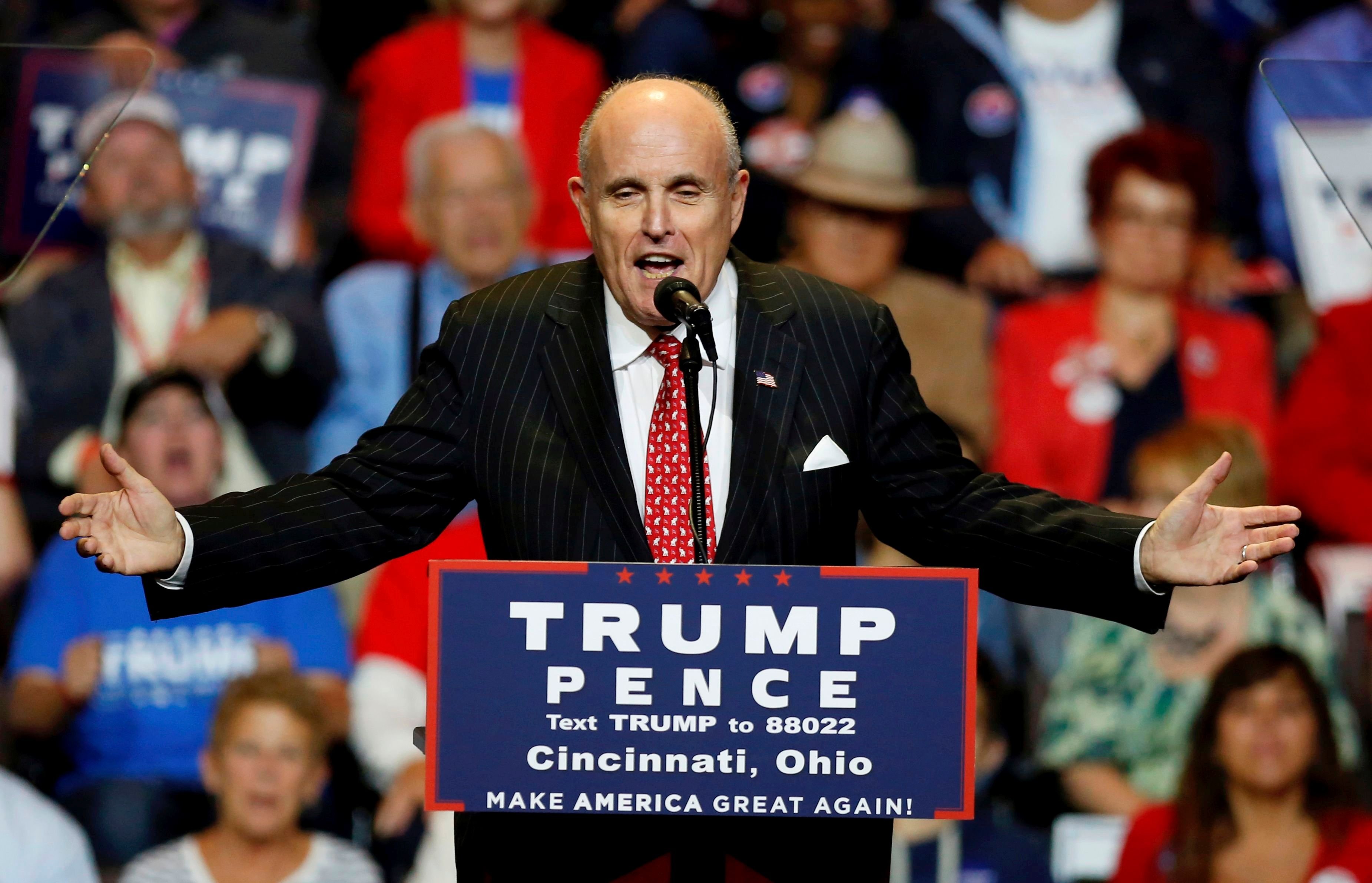 Der Ex-Bürgermeister von New York und Unterstützer von Donald Trump: Rudy Giuliani.