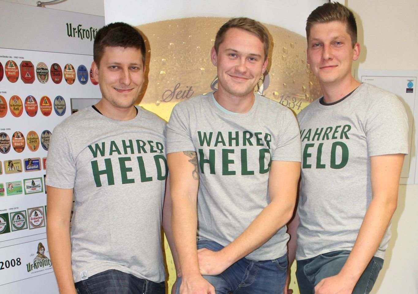 „Wir haben unsere wahren Helden gefunden!“, schreibt die Ur-Krostitzer Brauerei auf ihrer Facebookseite-