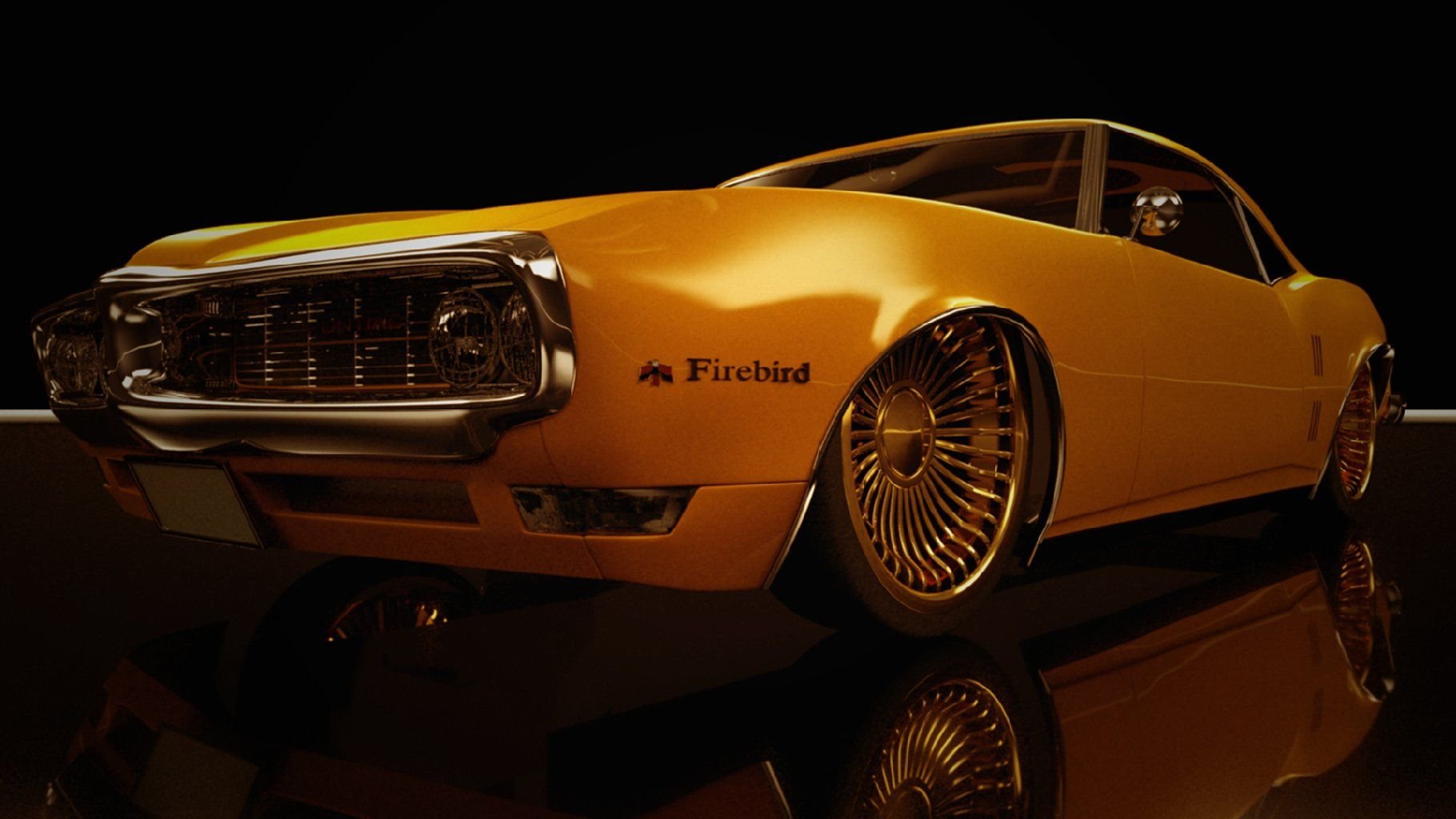 Ein echter Hingucker: Der Pontiac Firebird des General Motors Konzerns.