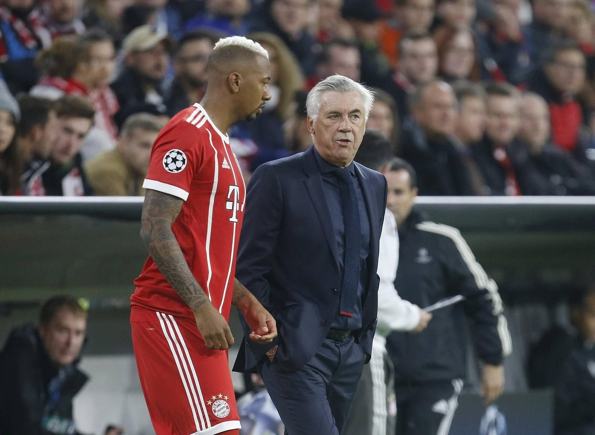 Unter Ex-Trainer Carlo Ancelotti stand Jerome Boateng (l.) nicht immer hoch im Kurs.