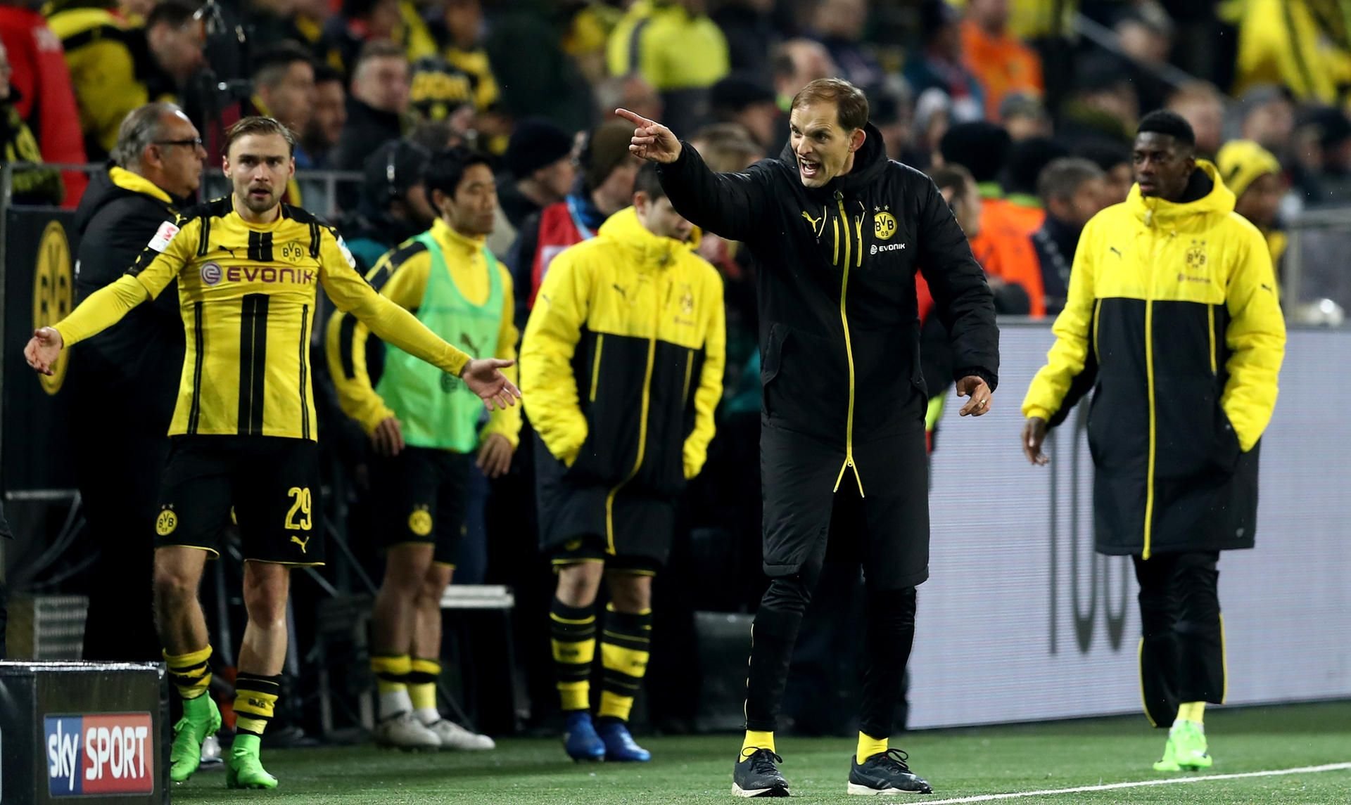 Thomas Tuchel gestikulierte wild Richtung RB-Bank.