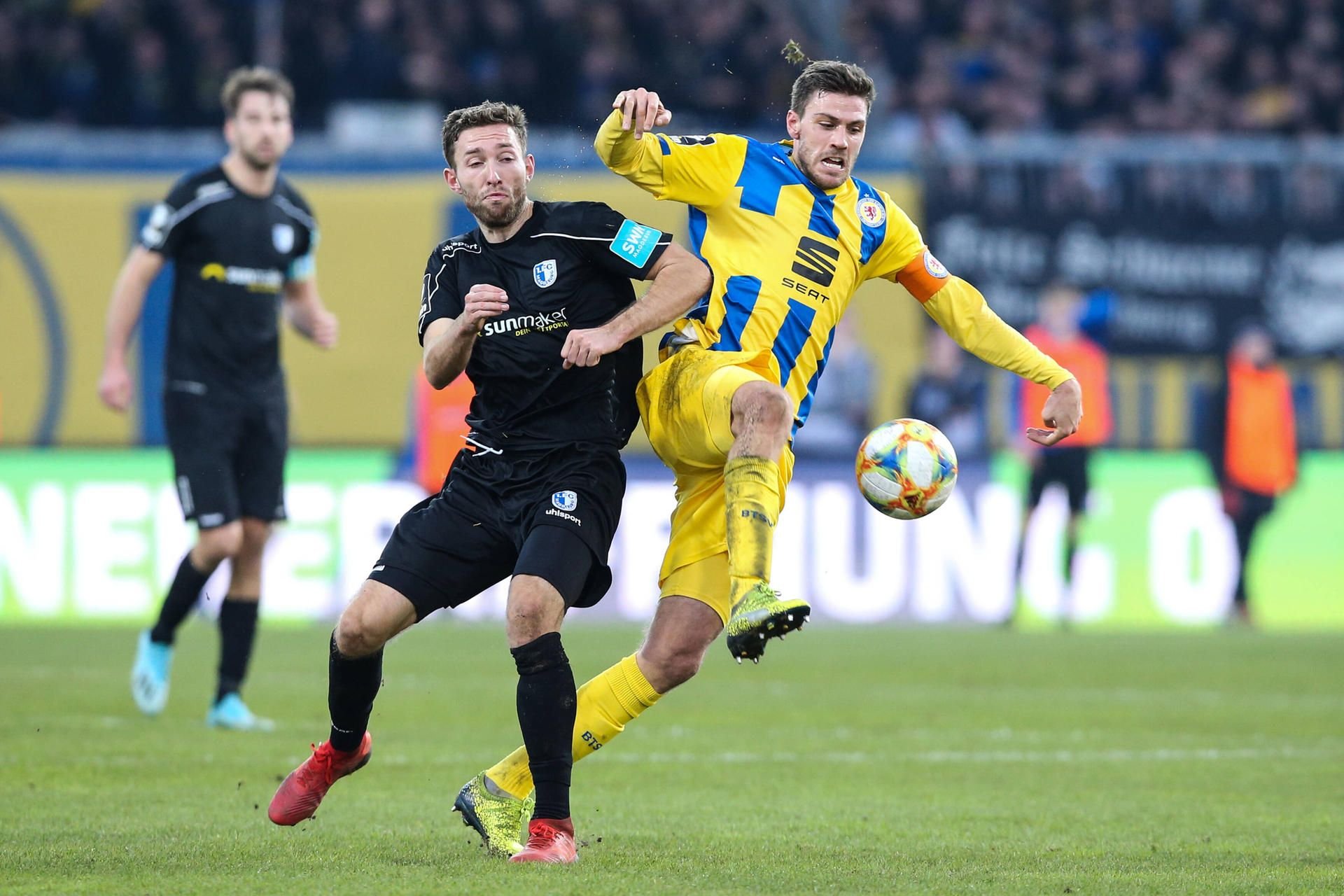 FCM und Braunschweig standen sich kurz vor Weihnachten im Drittliga-Spiel gegenüber, die Partie endete 2:2.