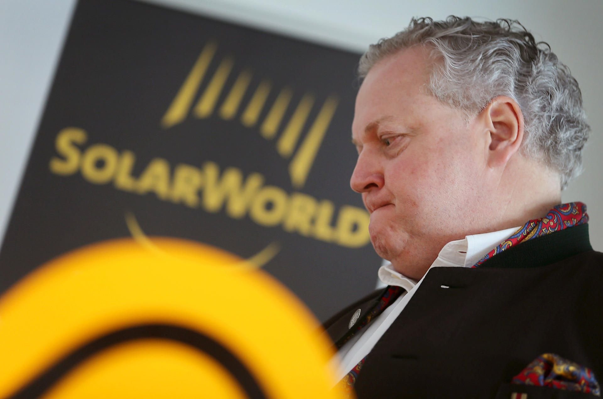 Der Vorstandsvorsitzende des Solar-Modul-Herstellers Solarworld, Frank Asbeck.