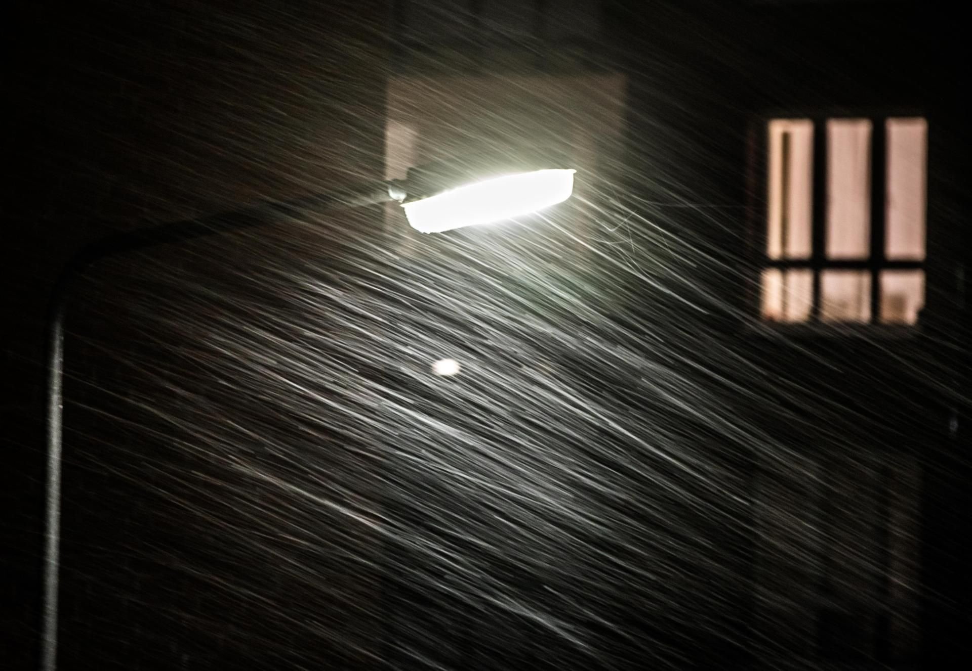 Schneefall. Im Saalekreis war es aber weniger wild.