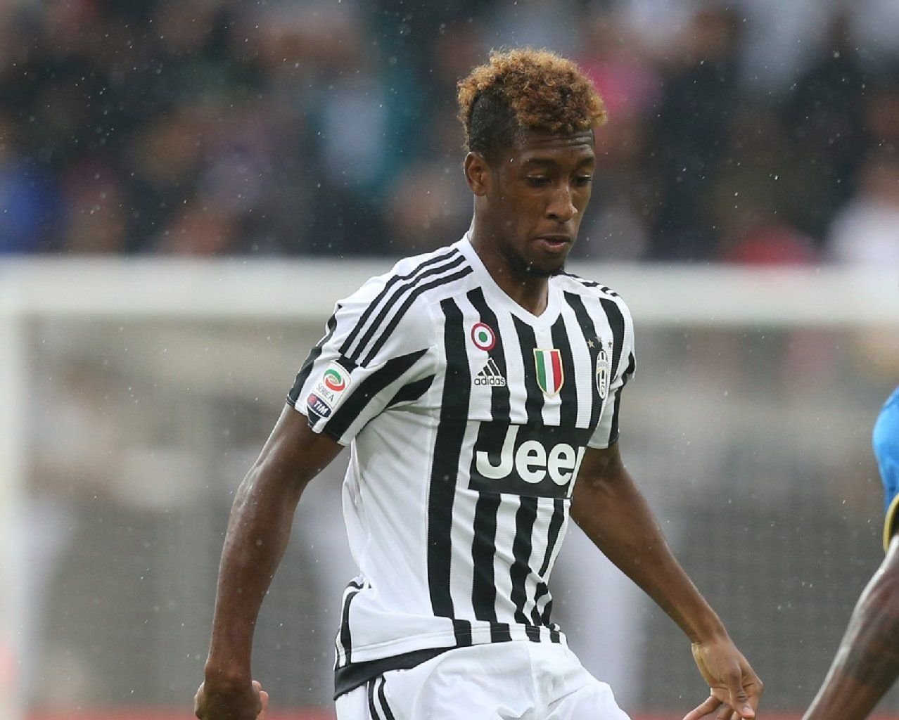 Kingsley Coman im Juve-Dress.