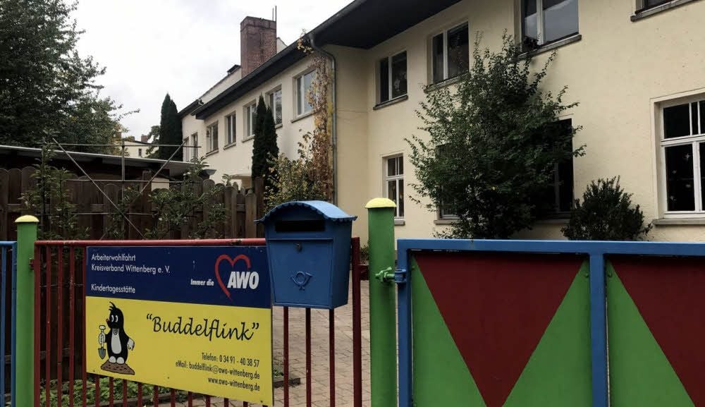 Weil das Gebäude marode ist, müssen die Kinder der Kita "Buddelflink" in Wittenberg umziehen.