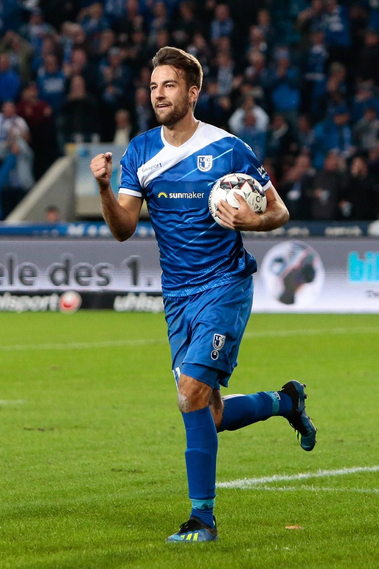Auf FCM-Torjäger Christian Beck war auch im Testspiel beim VfL Wolfsburg Verlass.