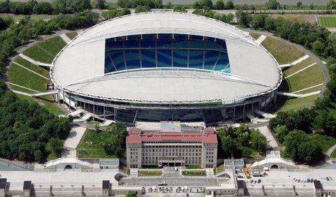 Die Spielstätte des Leipziger Zweitligisten RB Leipzig: Die Red Bull Arena
