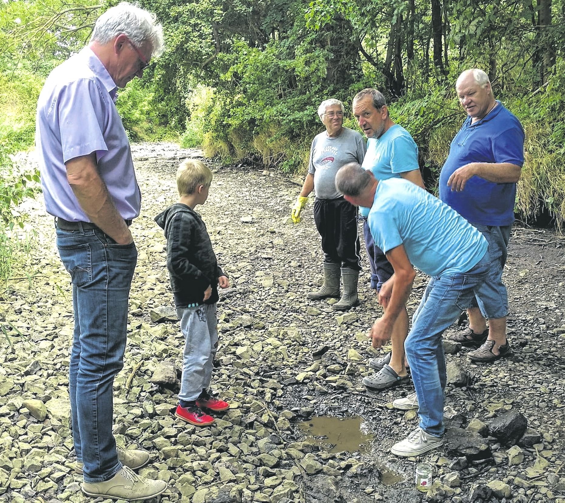 Die Selke bei Hedersleben war ausgetrocknet.
