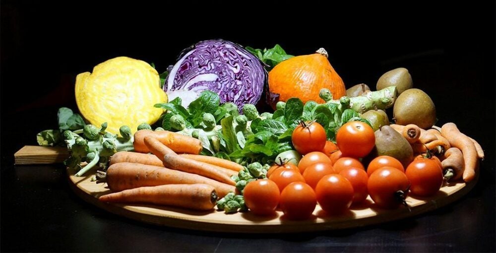 So sah der Inhalt einer Obst- und Gemüsekiste aus, die die Kooperative Sterngartenodyssee in einer Novemberwoche ausgeliefert hat.