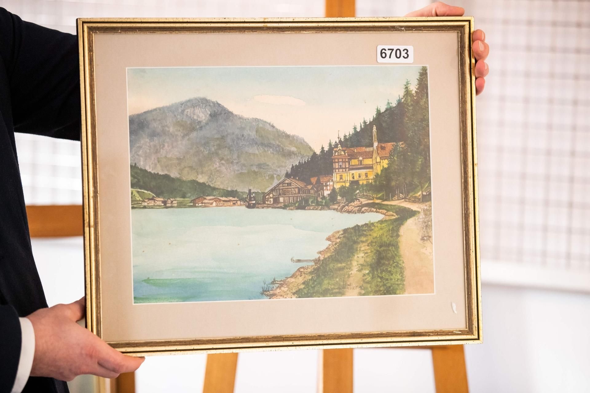 Dieses Bild mit Hitler-Signatur ist gefälscht.