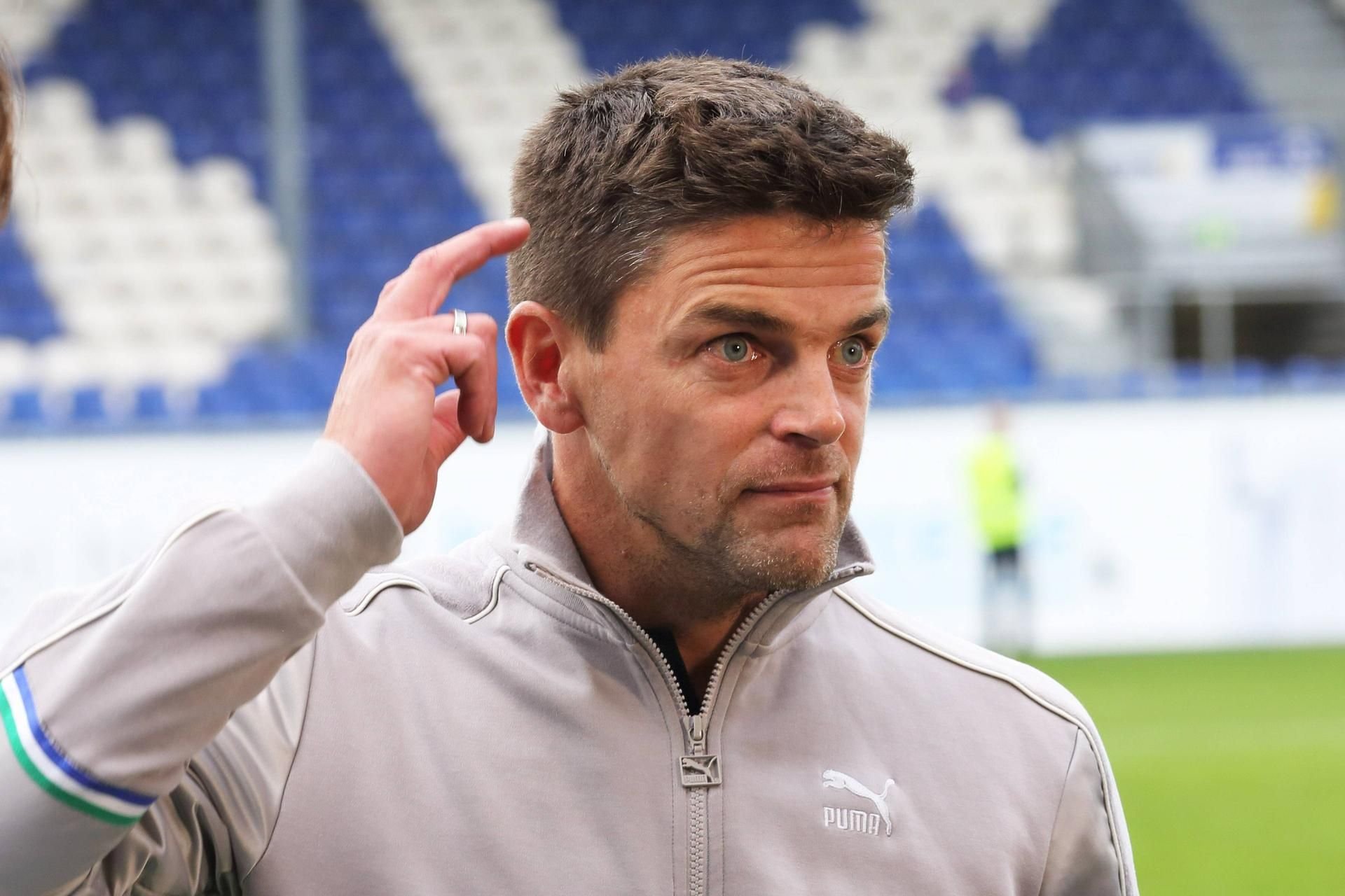 HFC-Trainer Torsten Ziegner, hier nach der Niederlage beim SV Wehen Wiesbaden.