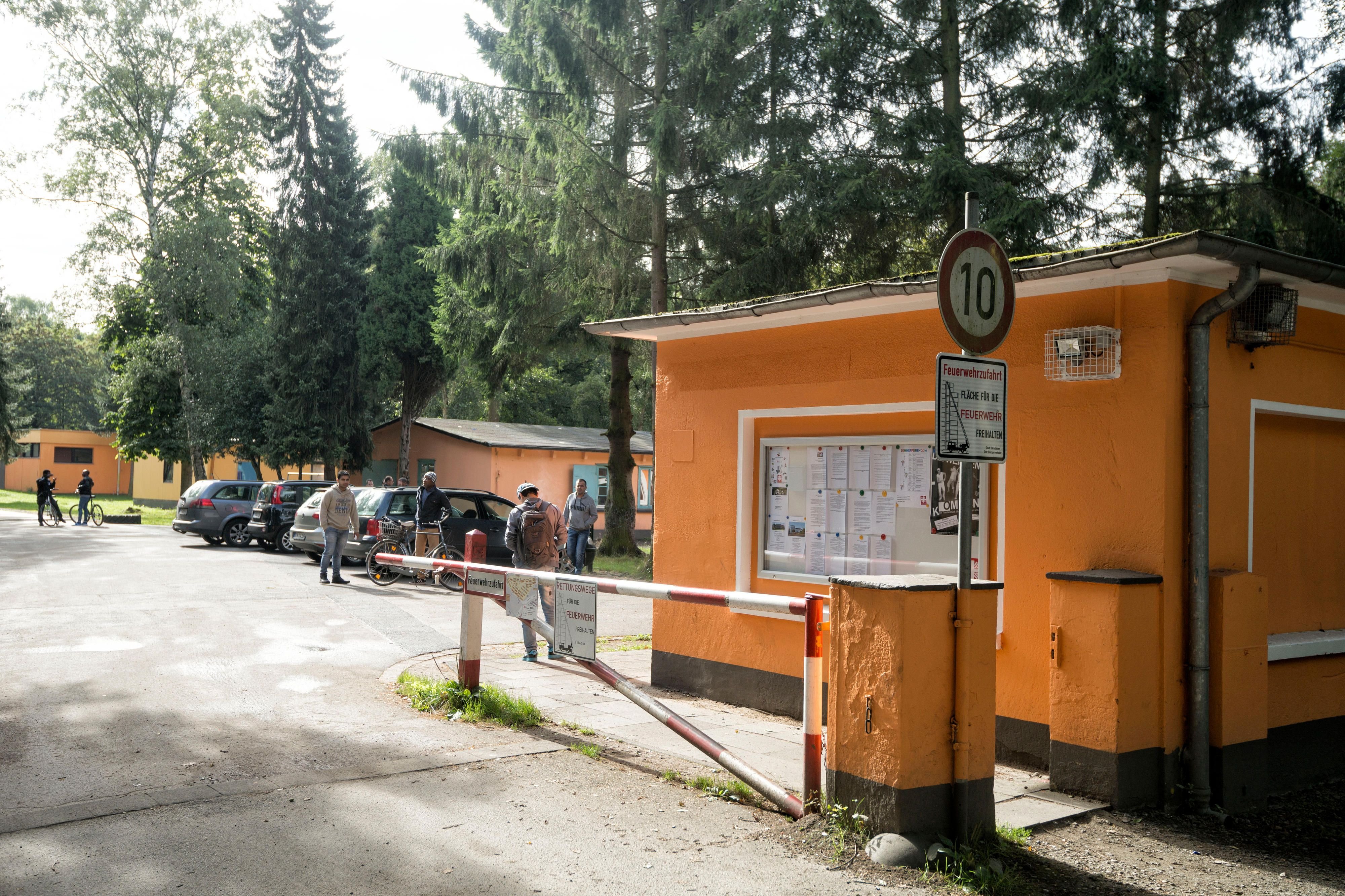 Die Flüchtlingsunterkunft an der Fliehburg in Dinslaken
