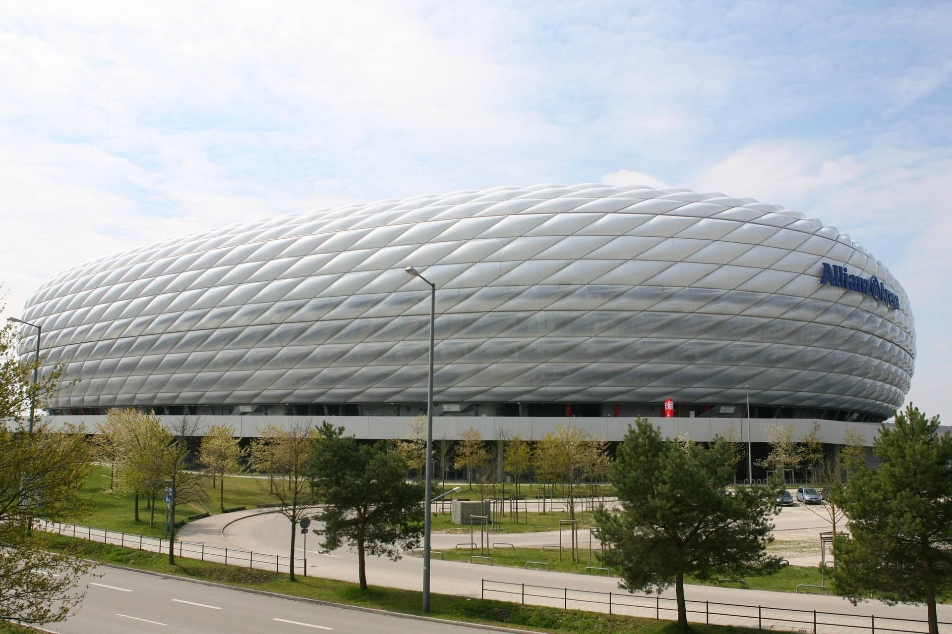 Die Allianz Arena in München.