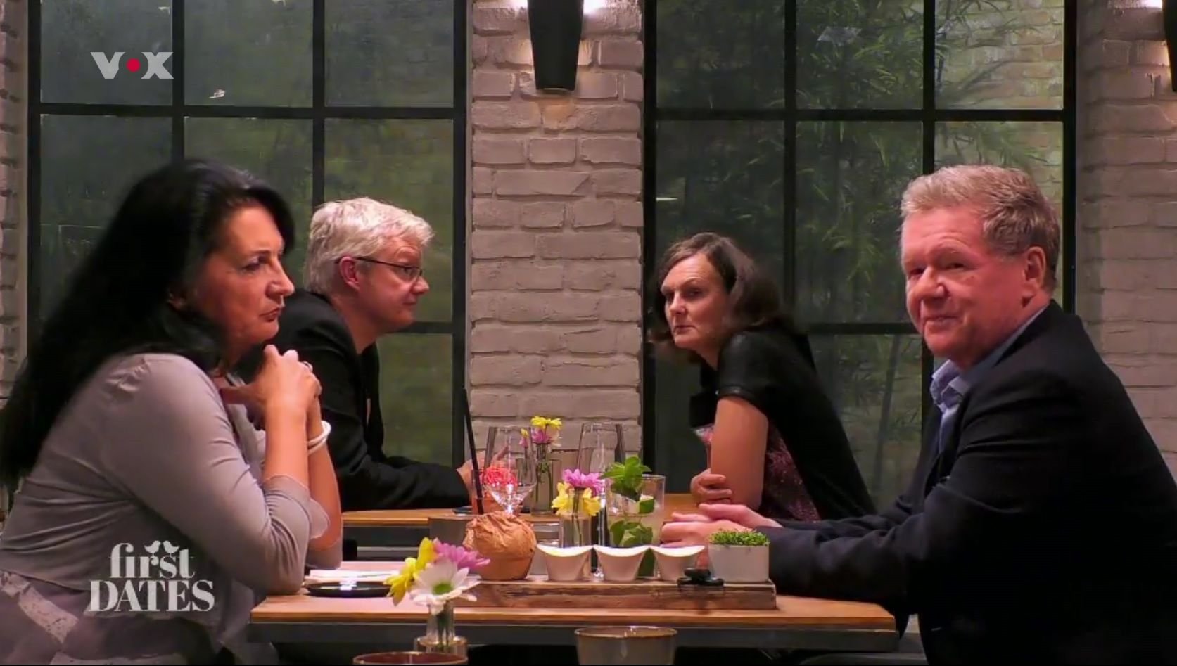 Birgit und Michael bei ihrem Blind-Date in der VOX-Sendung „First Dates – Ein Tisch für zwei“