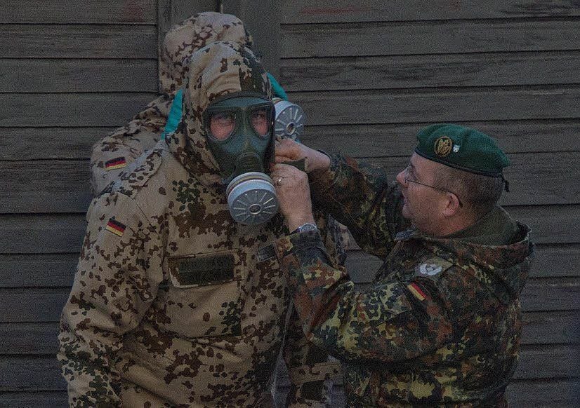 Bundeswehrexperten bei ihrem Einsatz am 25. Februar.
