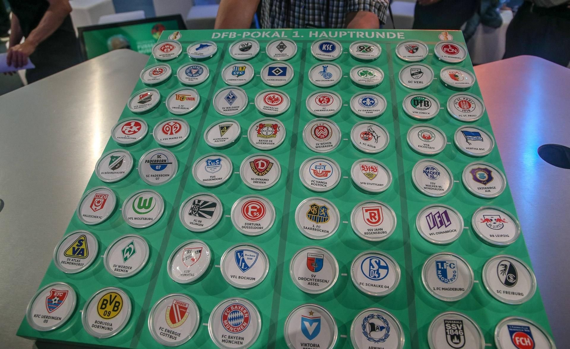 Die erste Runde im DFB-Pokal findet vom 9. bis 12. August 2019 statt.