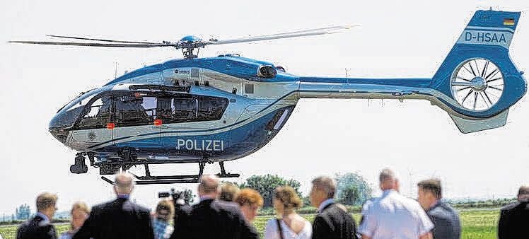 Der Hubschrauber H145 kostet rund elf Millionen Euro. Er ist knapp 14 Meter lang,