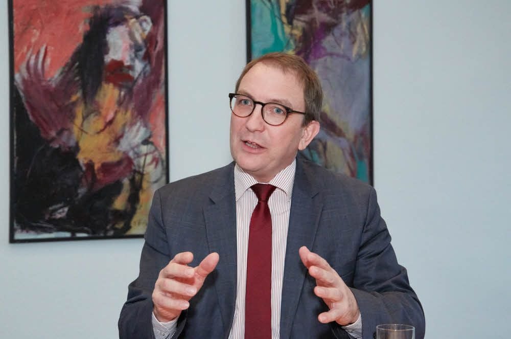 Markus Bauer (SPD), der Landrat des Salzlandkreises