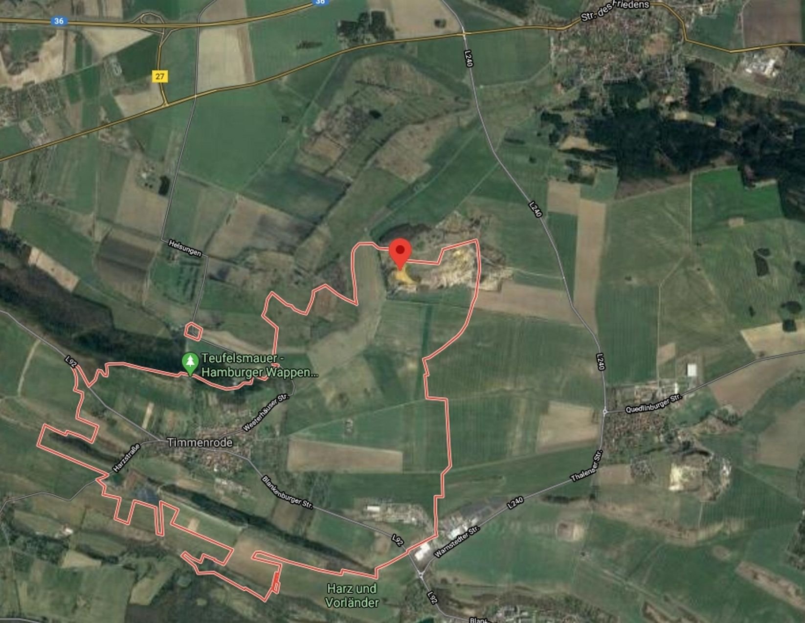In der Deponie, die im Bereich des Kiessandtagebaus Warnstedt-Timmenrode geplant ist, sollen Abfälle der Deponieklasse 0 eingelagert werden.